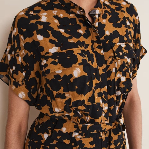 Nell Abstract Cropped Wide Leg Jumpsuit - Picture 5 of 5